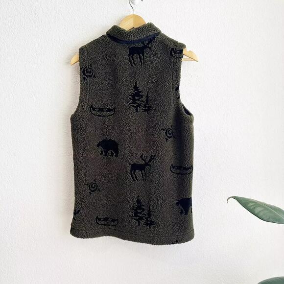 Sweet Jessie Womens Teddy Fleece Button Vest Medium? Outdoors Camping Novelty - Picture 6 of 7